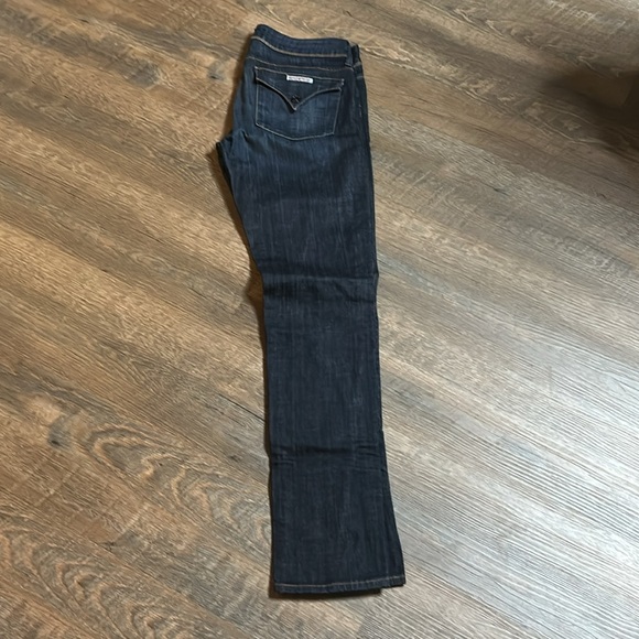 Women's HUDSON  Jeans.  Size 30, 32” inseam.  Hem is approx. 6.5” laying flat. - Picture 2 of 4